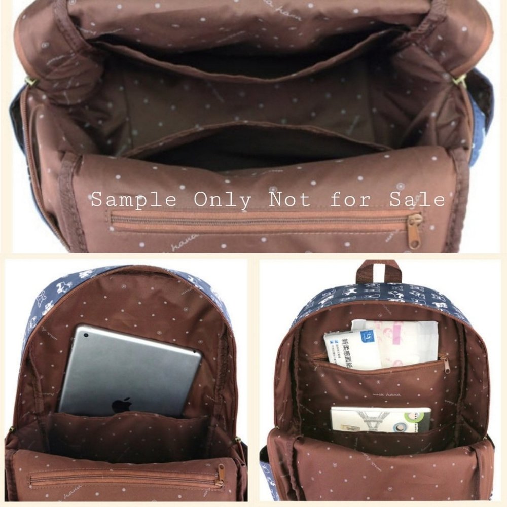 Waterproof Shiba Inu Large Backpack School Travel - Picture 2 of 11